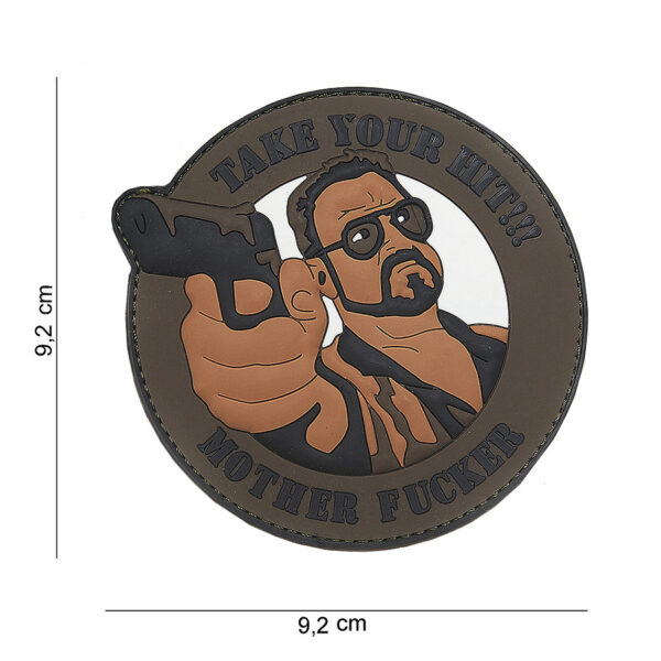 444180 3975 99 01 <p>Ontdek het Embleem 3D PVC 'Take your hit' in de kleur bruin (#16085), perfect voor het personaliseren van je militaire en outdoor uitrusting. Dit hoogwaardige embleem is vervaardigd uit duurzaam PVC en voorzien van klittenband aan de achterzijde, zodat je het eenvoudig kunt bevestigen op jouw gear, kleding of rugzak. Voeg een unieke touch toe aan je uitrusting met dit opvallende embleem, dat niet alleen functioneel is, maar ook stijl en karakter uitstraalt.</p>