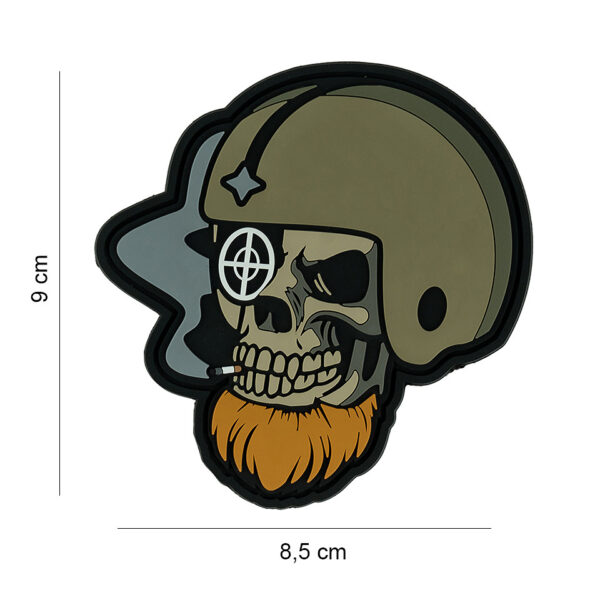 444190 7495 99 01 <p>Ontdek het unieke Embleem 3D PVC Bearded Skull Pilot #6116, perfect voor elke militaire of outdoor liefhebber. Dit opvallende embleem is vervaardigd uit duurzaam PVC en beschikt over klittenband aan de achterzijde, waardoor het eenvoudig aan kleding of uitrusting te bevestigen is. Voeg een stoere uitstraling toe aan je gear met dit aantrekkelijke ontwerp dat zowel functioneel als stijlvol is.</p>