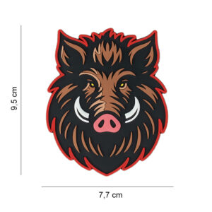 Embleem 3D PVC Wild zwijn #8007
