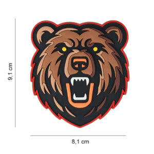 Embleem 3D PVC Grizzly beer #8009