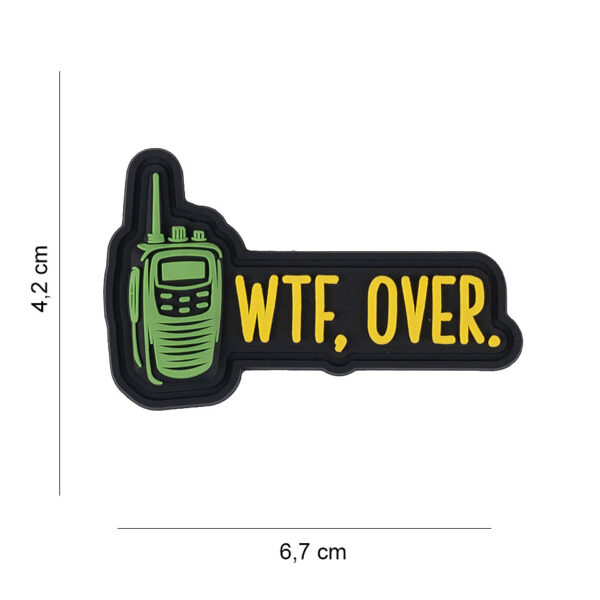 444190 7617 99 01 <p>Ontdek het Embleem 3D PVC WTF, perfect voor elke outdoor en militaire uitrusting. Dit hoogwaardige embleem is vervaardigd van duurzaam PVC en voorzien van klittenband aan de achterzijde, waardoor het eenvoudig te bevestigen is op verschillende kledingstukken en uitrusting. Met zijn stoere uitstraling voegt dit embleem een unieke touch toe aan jouw gear. Ideaal voor fans van tactische stijl en een must-have voor iedere collectie.</p>