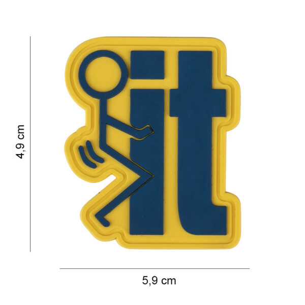 444190 7621 99 01 <p>Ontdek het Embleem 3D PVC Fuck It #9039, perfect voor het personaliseren van je uitrusting. Dit hoogwaardige embleem is vervaardigd uit duurzaam PVC en beschikt over een handige klittenband achterzijde voor eenvoudige bevestiging. Voeg een stoere touch toe aan je militaire of outdoor gear met dit unieke embleem, dat niet alleen functioneel is, maar ook een statement maakt.</p>