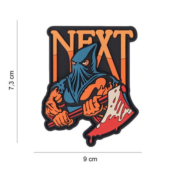 444190 7627 99 01 <p>Het Embleem 3D PVC Next Butcher #5052 is een stoer en veelzijdig embleem dat perfect is voor je militaire of outdoor uitrusting. Dit embleem is vervaardigd van duurzaam PVC en beschikt over een handige klittenband aan de achterzijde, waardoor je het eenvoudig op verschillende oppervlakken kunt bevestigen. Voeg een unieke touch toe aan je gear en laat je stijl spreken met dit opvallende embleem.</p>