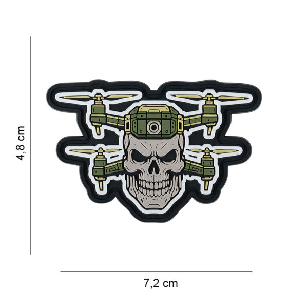 444190 7645 99 01 <p>Het Embleem 3D PVC Double Drone Skull #8014 is een stoer en veelzijdig embleem met een stevige klittenband achterzijde, ideaal voor op kleding, rugzakken of andere uitrusting. Dit embleem geeft een unieke uitstraling aan je outdoor- of militaire gear en is perfect voor zowel verzamelaars als avontuurlijke gebruikers. Voeg een vleugje karakter toe aan je uitrusting met dit opvallende ontwerp.</p>