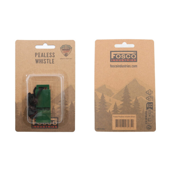 469107 11 02 De Fosco Pealess fluit is een onmisbare metgezel voor elke outdoorliefhebber. Deze betrouwbare signaalfluit werkt perfect zonder balletje, wat zorgt voor optimale functionaliteit onder alle weersomstandigheden. Of je nu gaat wandelen, kamperen, sporten of jezelf in een noodsituatie bevindt, met het compacte en lichtgewicht ontwerp heb je altijd een betrouwbaar signaal bij de hand. Verkrijgbaar in groen, is deze fluit een praktische keuze voor elke avontuurlijke activiteit.