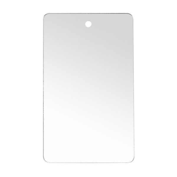 469131 99 02 Deze compacte camping spiegel is de perfecte metgezel voor elke outdoor avonturier. Met afmetingen van 8 x 5 cm is deze praktische spiegel eenvoudig mee te nemen en biedt hij veelzijdig gebruik, of je nu je uiterlijk wilt controleren of de spiegel wilt gebruiken voor signalering in noodsituaties. Ideaal voor op de camping of onderweg, een onmisbaar item voor elke kampeerder.